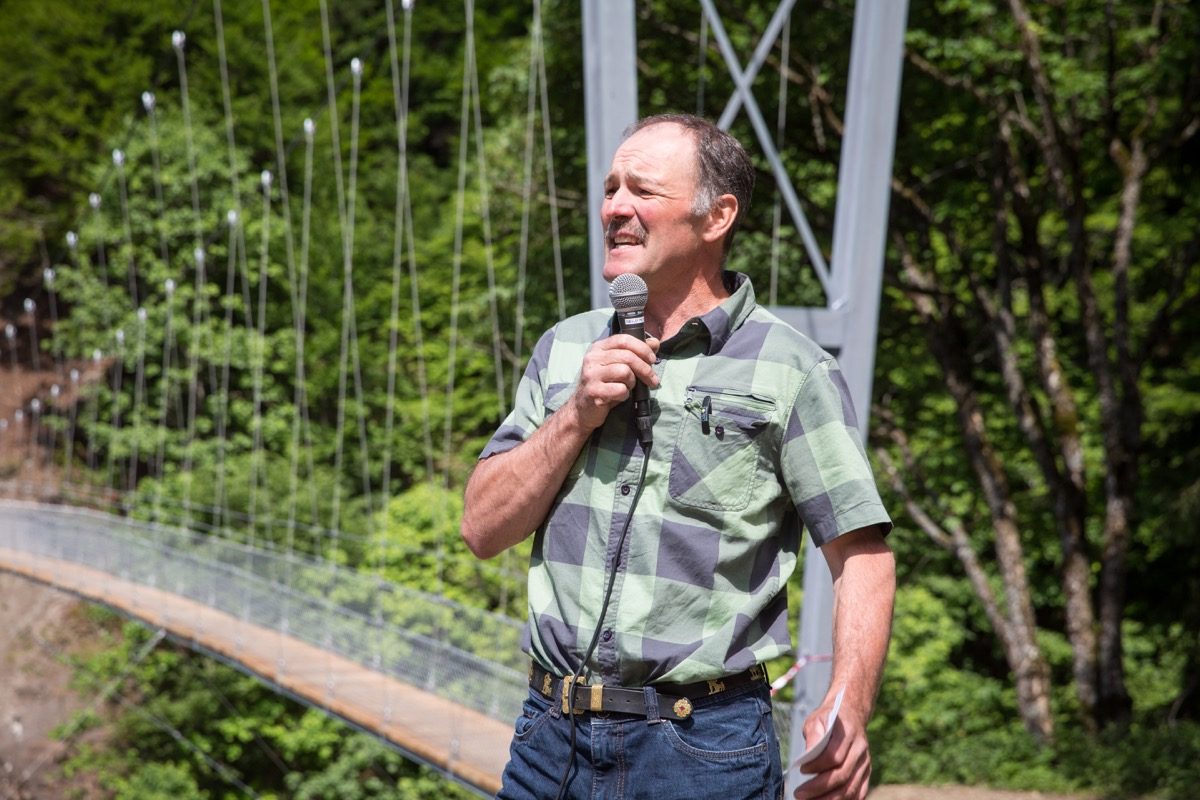 Einweihung Hängebrücke
