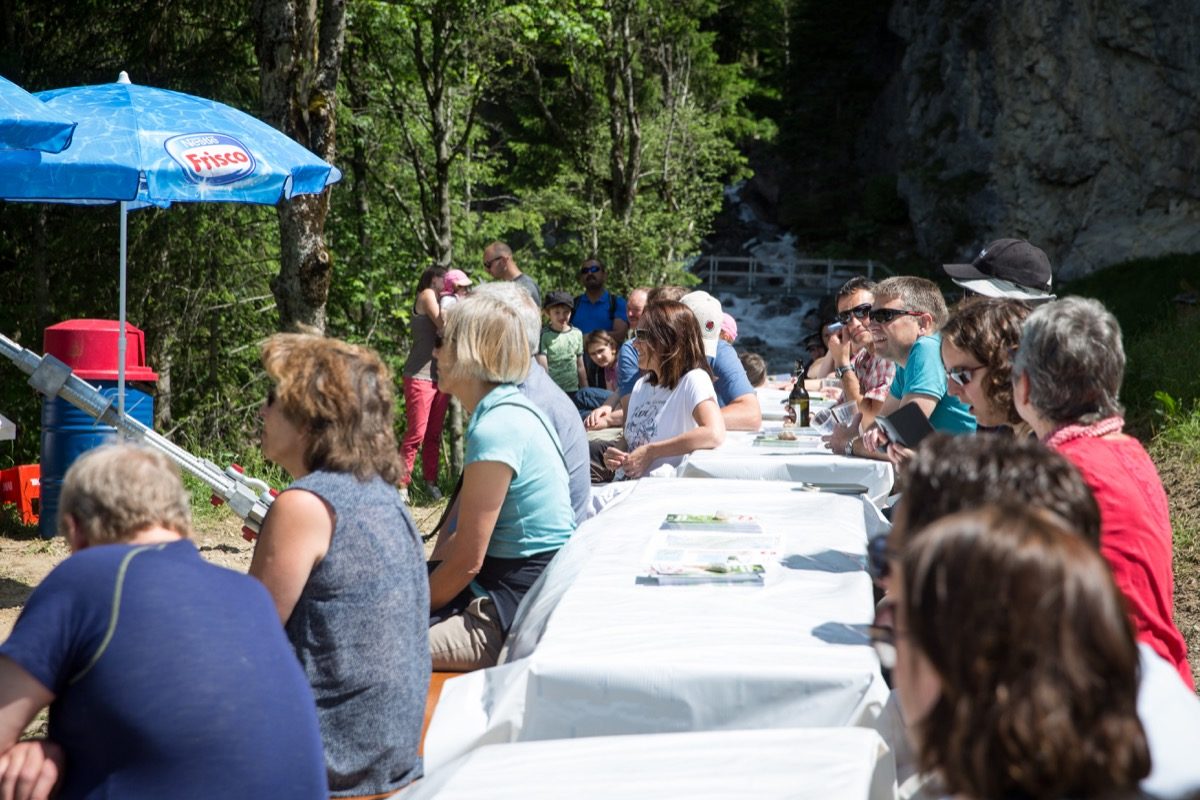 Einweihung Hängebrücke