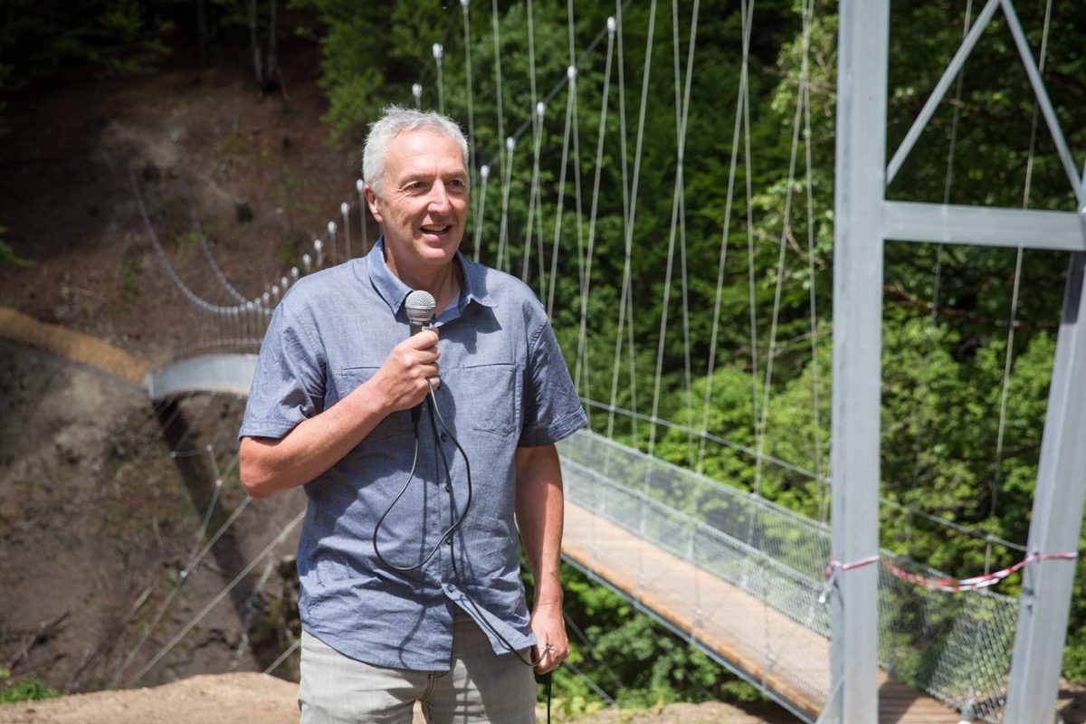 Einweihung Hängebrücke