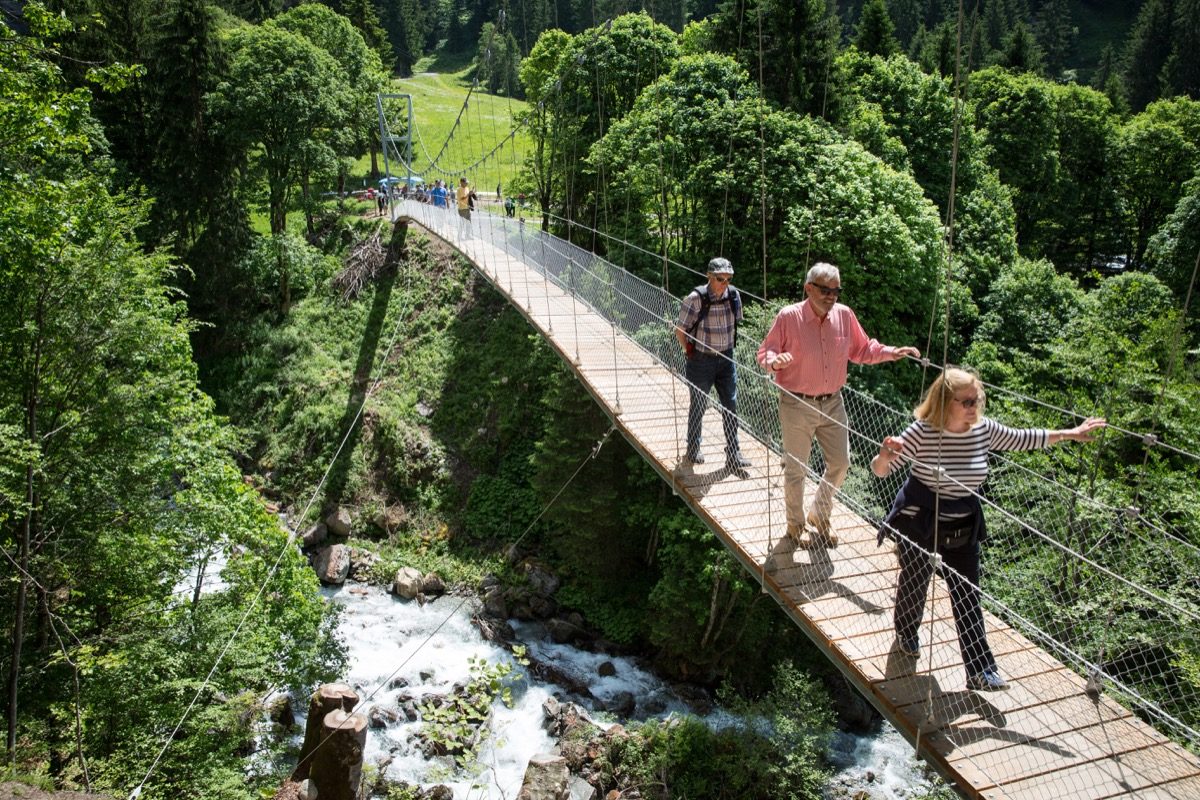 Einweihung Hängebrücke