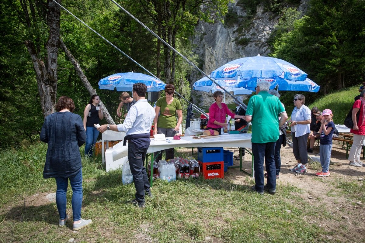 Einweihung Hängebrücke